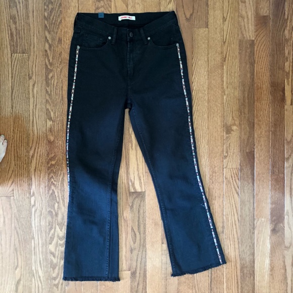 JOHNNY WAS - Baby Boot Embroidered Side Black Jean - Picture 7 of 8